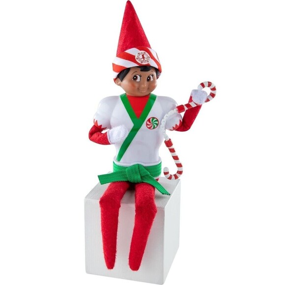 Elf on The Shelf Clause Couture Collection * Karate Kicks Set - Picture 4 of 4